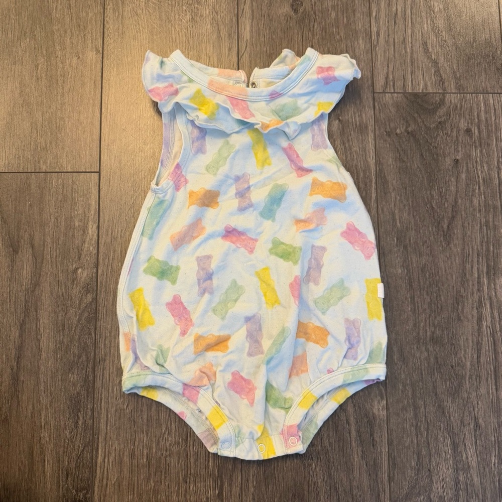 Loulou Lollipop ruffle bubble suit 6-12m